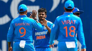 भारत पांच विकेट से जीता, वेस्ट इंडीज उलझा कुलदीप और रविंद्र की फिरकी में